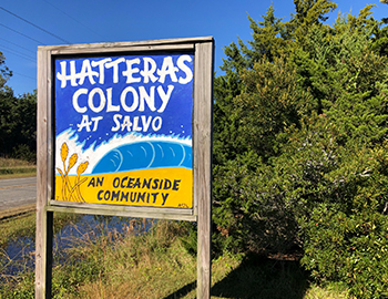 Hatteras Colony at Salvo Sign - Midgett Hatteras Island Vacation Rentals