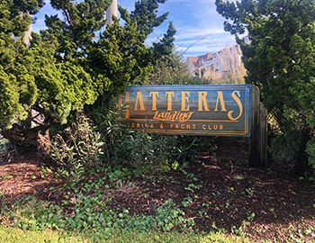 Hatteras Landing Sign - Midgett Hatteras Island Vacation Rentals