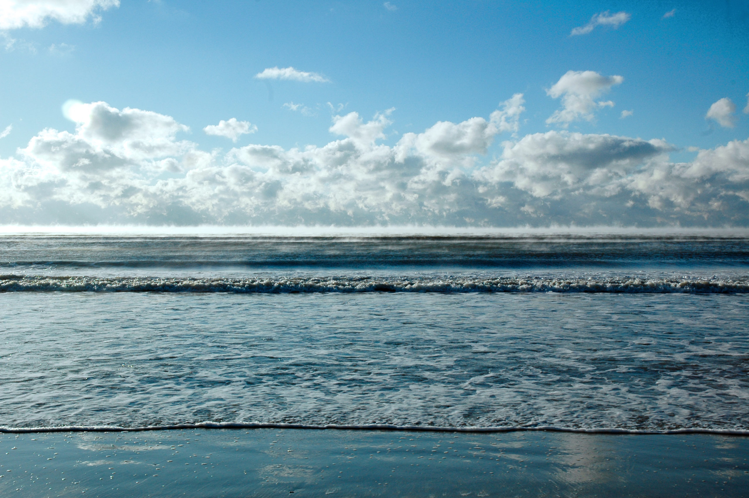 Atlantic Ocean on Hatteras Island in Winter