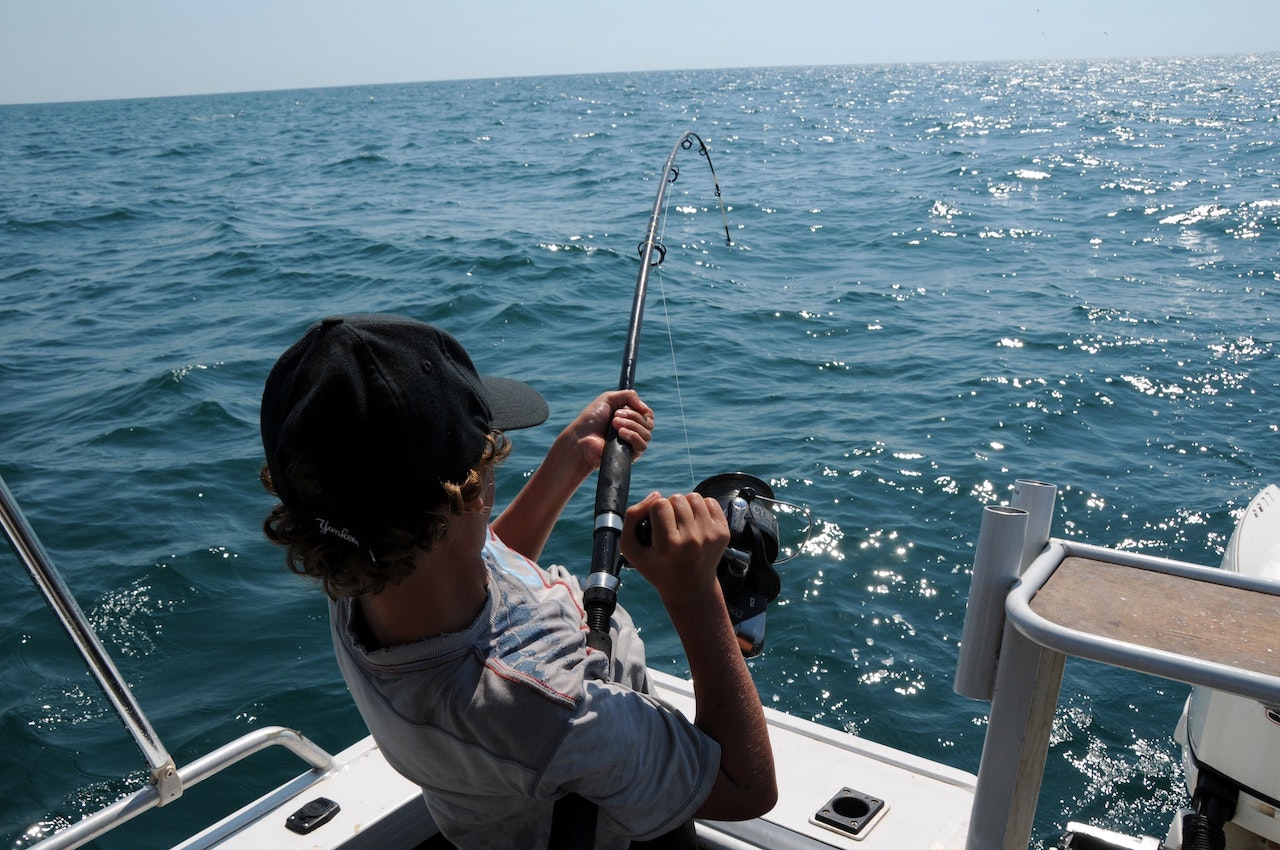 A man on a sport fishing tour