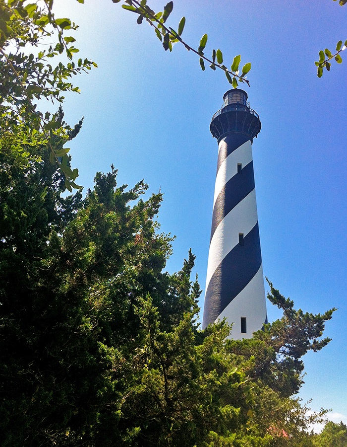 Lighthouse on Hatteras Island near our Vacation Rentals