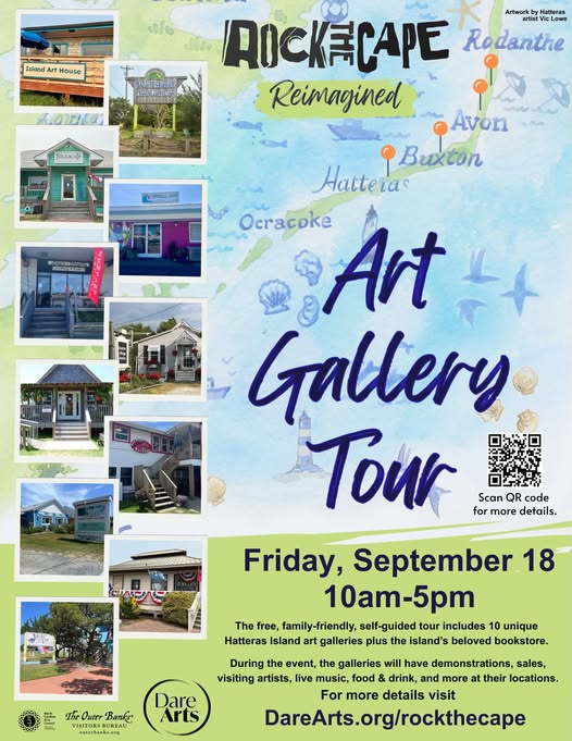 2026 Rock The Cape Gallery Art Tour Flyer