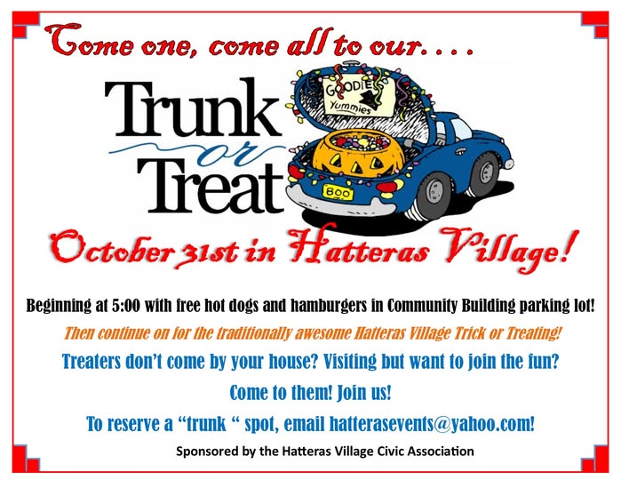 Flyer for Trunk or Treat