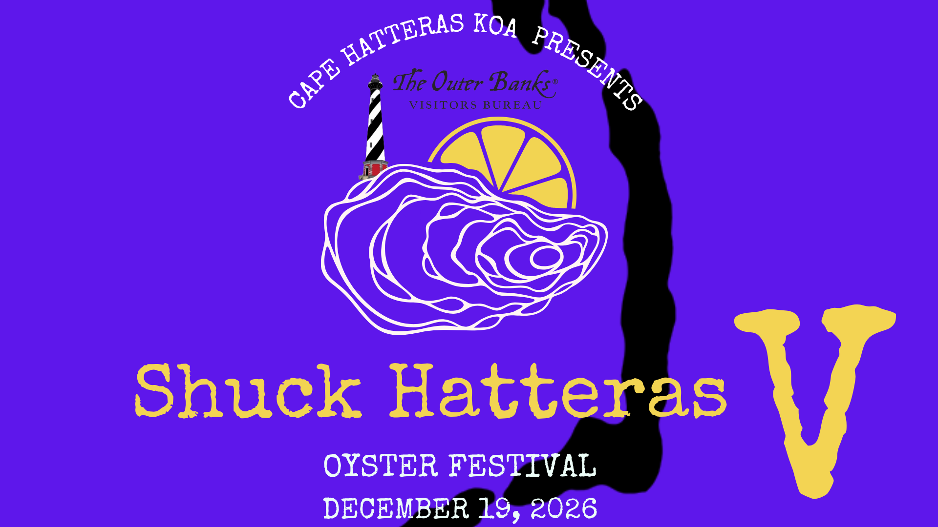Official Shuck Hatteras V Oyster Roast Flyer
